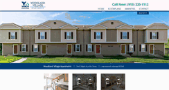 Desktop Screenshot of liveatwoodlandvillage.com